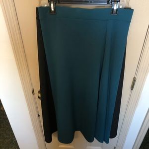 2 for 1! Black Teal A-Line Maxi Women’s Skirts